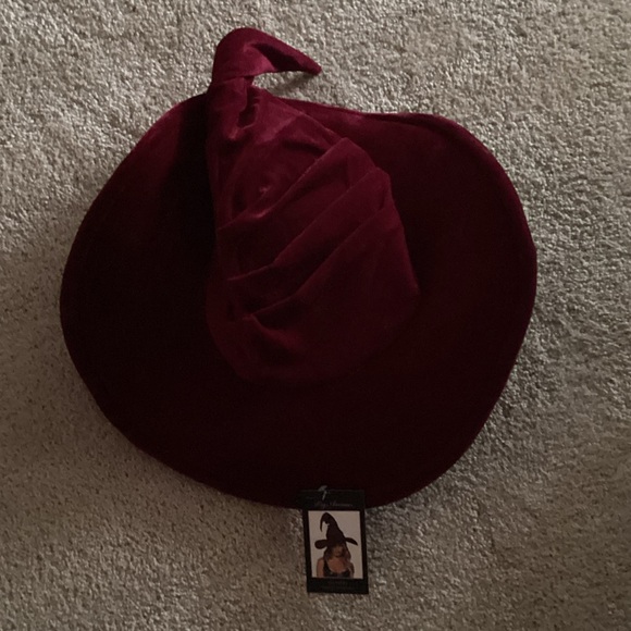 Leg Avenue Burgundy Witch Hat - Picture 5 of 5